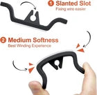 6 Pack, White, Stick-on Cord Organizers for Kitchen Appliances, Office Electronics, Entertainment Center Electronics