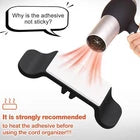 6 Pack, White, Stick-on Cord Organizers for Kitchen Appliances, Office Electronics, Entertainment Center Electronics